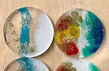Epoxy Resin Art and Craft Coaster Set Experience 