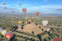 Balloon flight in Teotihuacan from Mexico City