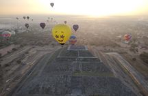 Balloon flight in Teotihuacan from Mexico City
