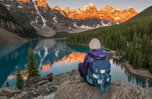 Sunrise Moraine Lake and Lake Louise