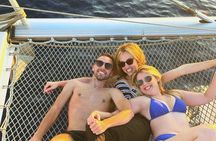 Athens Sunset Catamaran Cruises with Prosecco & Cheese Platter