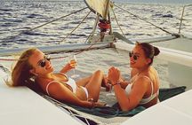 Athens Sunset Catamaran Cruises with Prosecco & Cheese Platter