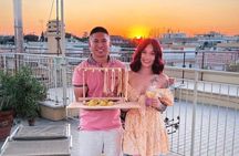 Inspirational Cooking on the Roman Chef's Panoramic Terrace