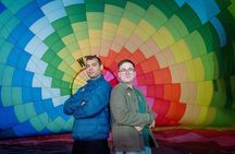 Hot air balloon ride with breakfast in Cueva from CDMX