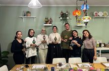 Turkish Mosaic Lamp Workshop in Antalya Near Old Town