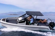Shipwreck and Blue Caves- 8m Private Boat Tour (up to 11pax)