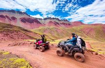 Quad bike in Red Valley and Mountain of Colors