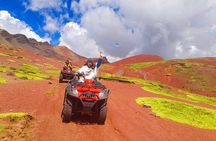 Quad bike in Red Valley and Mountain of Colors
