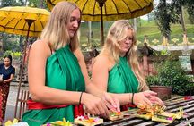 Melukat Ceremony at Tirta Empul Temple with Transport
