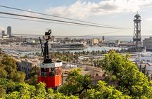 Barcelona Guided Walking City Tour with Cable Car and Boat Ride 