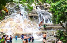 Dunn's River Park & Blue Hole Waterfall Combo from Montego Bay