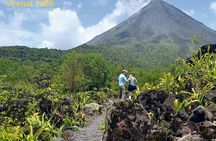 Private combo Hanging Bridges+Volcano Hike+Waterfall+Hot Springs