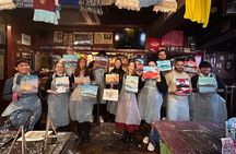 Seasonal Japanese Culture Osaka Paint and Wine Experience 