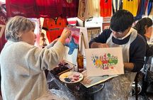 Seasonal Japanese Culture Osaka Paint and Wine Experience 