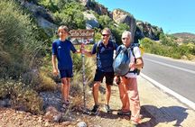Climbing in Leonidio with instructor