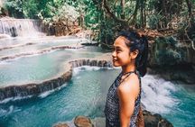 1 Day Pak Ou Caves, Kuang Si Waterfalls and Local Villages