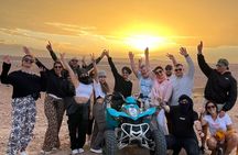Marrakech Agafay Desert Package Quad Bike,Camel POOL Dinner Show.