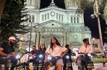 Medellin Night E-Bike Tour with Gourmet Dinner Included