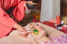 Osaka Zen Matcha facial pack & head spa at the temple <90-min>