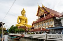 Wat Pak Nam Longtail Boat Tour with Flower Market in Bangkok