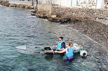Fuerteventura Transparent Electric Kayaks with Guide