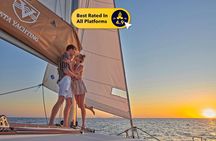 Santorini Platinum Catamaran Cruise with Meal, BBQ and Open Bar 