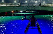 Night Glow Chiliboats Waterbike Tour in San Juan