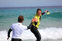Learn to surf the most beautiful sandy beaches of Fuerteventura