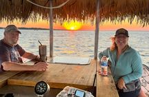 90 Minute Sunset Tiki Boat Tour