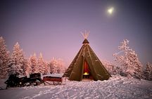 3 hour Evening Snowmobile Safari with Campfire & Northern Lights