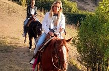 Horseback riding in the Tuscan countryside from Florence