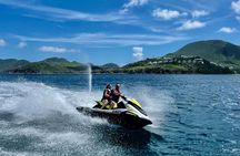 One hour private jet ski tour in Saint Martin with free passenger