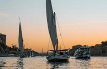 Giza Pyramids and Felucca Boat Ride on Nile River Private Tour