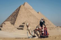 Private Giza Tour Pyramids, Sphinx, Grand Museum, Bazaar & Camel