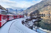 Lake Como, Swiss Alps and Bernina Train From Milan