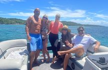 Roatan Pontoon Snorkeling and Beach Break Thru Explore Roatan