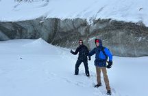 Snowshoe Hike to Castner Glacier Ice Cave