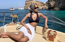 Full Day Malta Private Boat Tour Blue Lagoon Comino and Gozo 