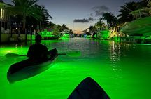 Sunset Kayak Adventure with Enchanting Underwater Lights