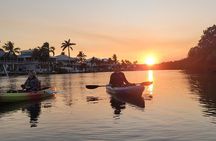 Sunset Kayak Adventure with Enchanting Underwater Lights