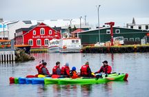 Guided kayak tour in Siglufjörður / Siglufjordur.