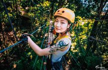 Samui Zipline FLY & Fun Tree Bridge Jungle Cafe & Waterfall