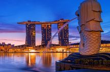 Singapore Marina Bay Night Walk with Spectra and Rhapsody Shows