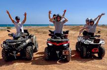 Quad Safari Tour in Skotino Cave and Mountain Top Viewpoint