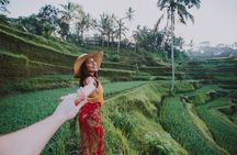 Ubud Rice terrace,Zip-line and waterfall 