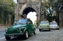 Rome Private Fiat 500 Tour: City Highlights & Local Food Tasting