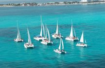 Catamaran with Snorkeling Free Bar and Free Time in Isla Mujeres