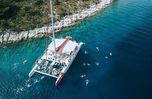 From Split: Catamaran to Bol, Zlatni rat & Brač, food & drinks 