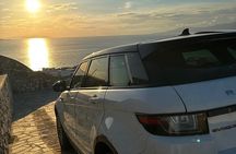 Mykonos Private Tour included town with a Range Rover