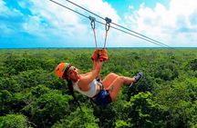 Savage day in Tulum: ATVs circuit, Zipline fly, Cenote splash